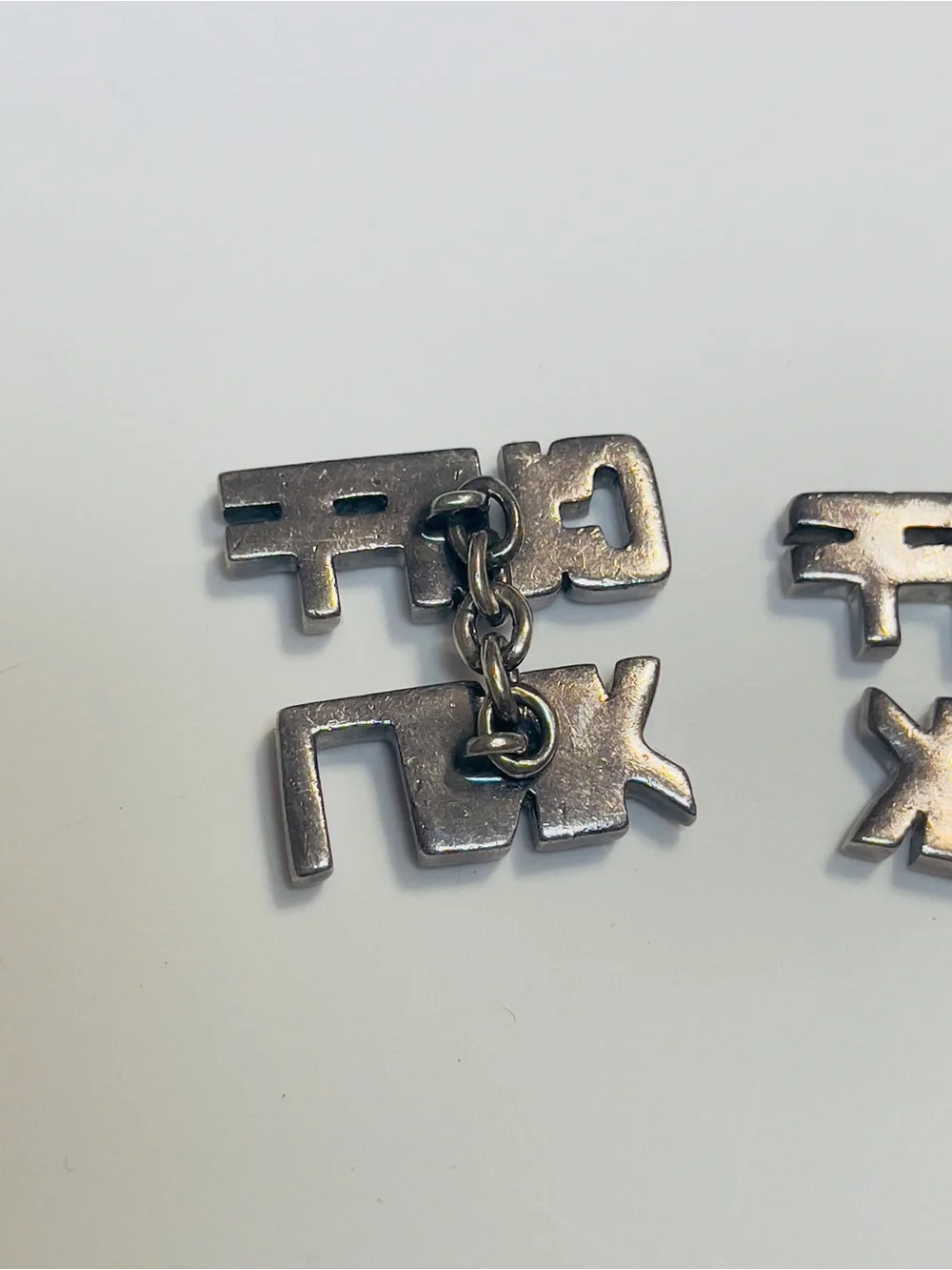 Vintage Links of London Sterling Silver Cufflinks 925 Retro 90’s Workwear Luxury
